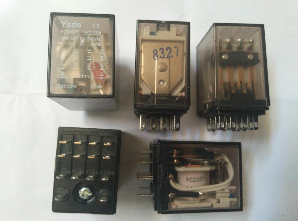 

Реле ysde YZR4PD HH54P MY4 FCR4 ZY4 JZX-22F, AC220V