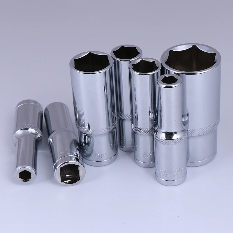Socket Wrench1/2" 8mm-32mm Spark Plug Socket Wrench Head Hand Tools Cr-v Hexagon Spanner Allen Head
