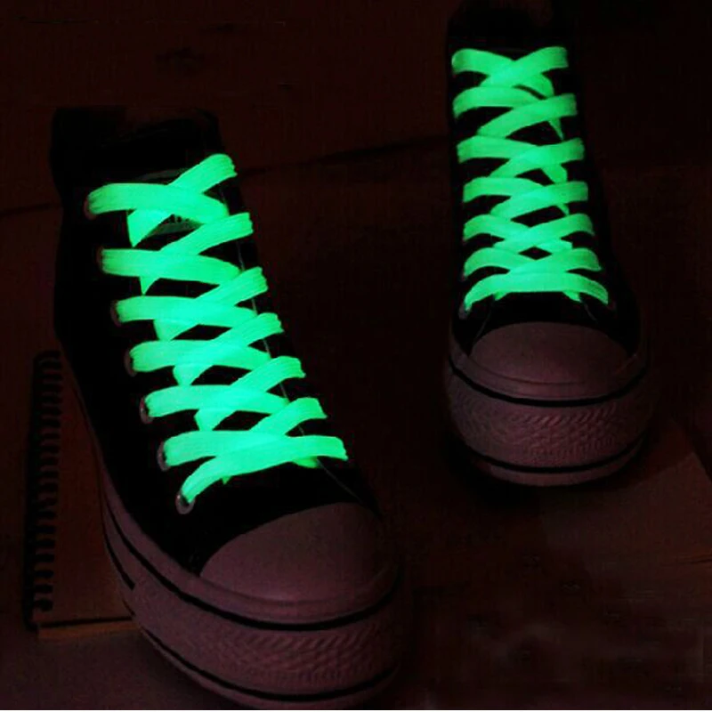 Kids Toys Glow In The Dark Luminous Shoelaces 1pair 120cm Glowing Sport Shoelace Toys for Children Improve Manipulative Ability