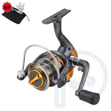 Многоцветная Рыболовная катушка 1000-6000 без зазора Oneway структура 5+ 1BB Подшипник алюминиевая проволочная чашка Катушка для спиннинга складной шарнир