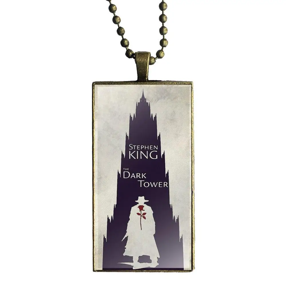EJ glaze The Stephen King Dark Tower для мужчин и женщин Подарочный стеклянный кулон ожерелье