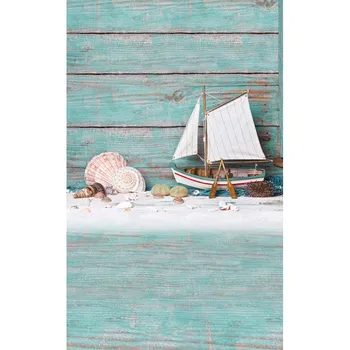 

Newborns Navy wind Thin Vinyl Photo Backdrops Kids Photography Background F-2657