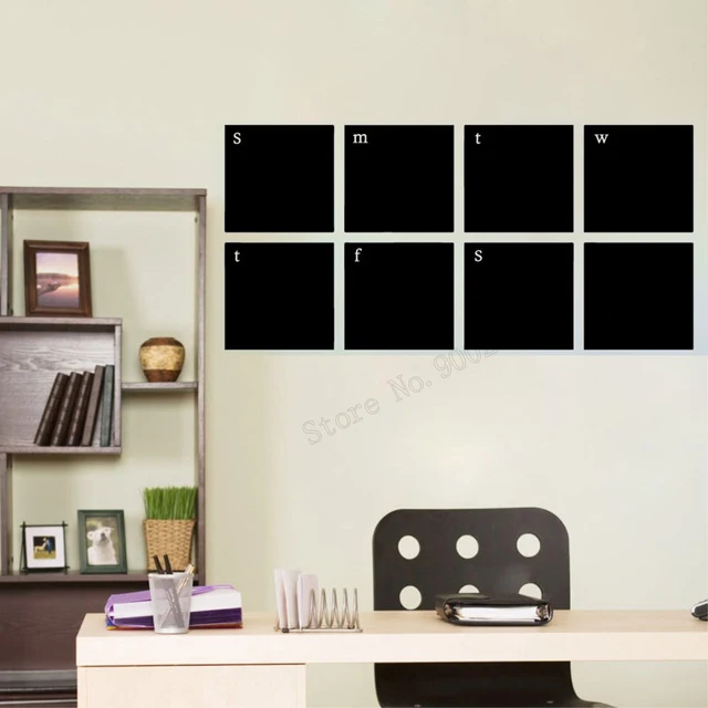 art wall sticker blackboard wall sticker chalkboard calendar planner