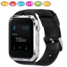 2016 neue gd19 smartwatch 1 stücke schwarz blau rot herzfrequenz uhr smart touch uhr-telefon android unterstützung sim-karte mit kamera