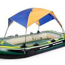 Tente gonflable pour 3 à 4 personnes, pare-soleil pour bateau de pêche, auvent solaire de plage de camping