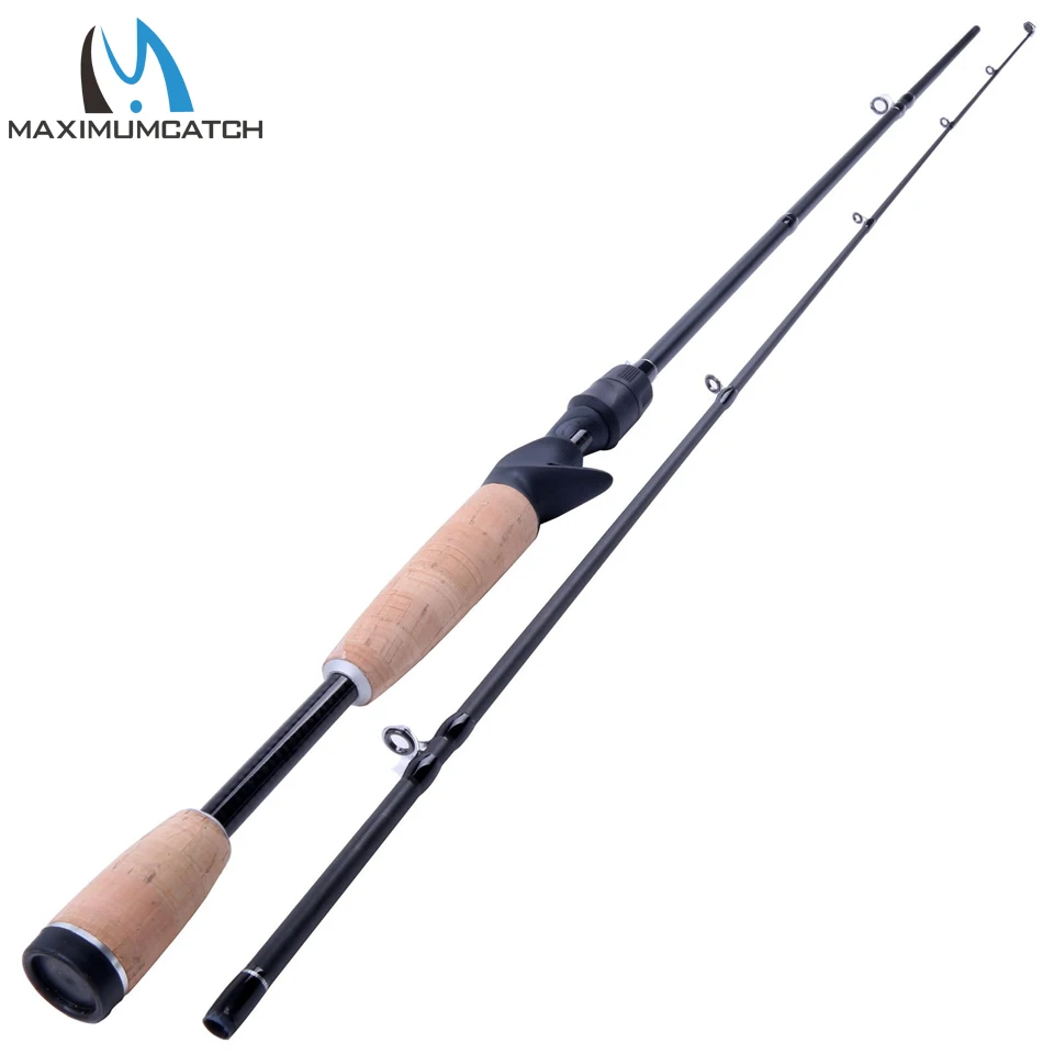 

6'6" Baitcasting Fishing Rod 2 Pieces Fishing Rod Casting Graphite Rod