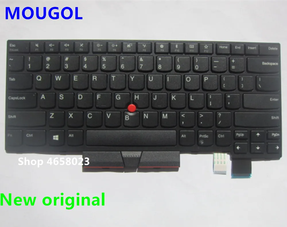 

MOUGOL New Original US English Keyboard for Lenovo Thinkpad T470 T480 A475 A485 Teclado 01AX446 01AX405 01AX364 SN20L72767