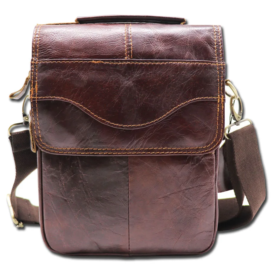 Genuine Leather 8' Casual Handbag Men's Crossbody Shoulder Bag Male Cowhide Messenger Bag Handle Pack For Cell Phone Wallet Genuine Leather 8' Casual Handbag Men's Crossbody Shoulder Bag Male Cowhide Messenger Bag Handle Pack For Cell Phone Wallet