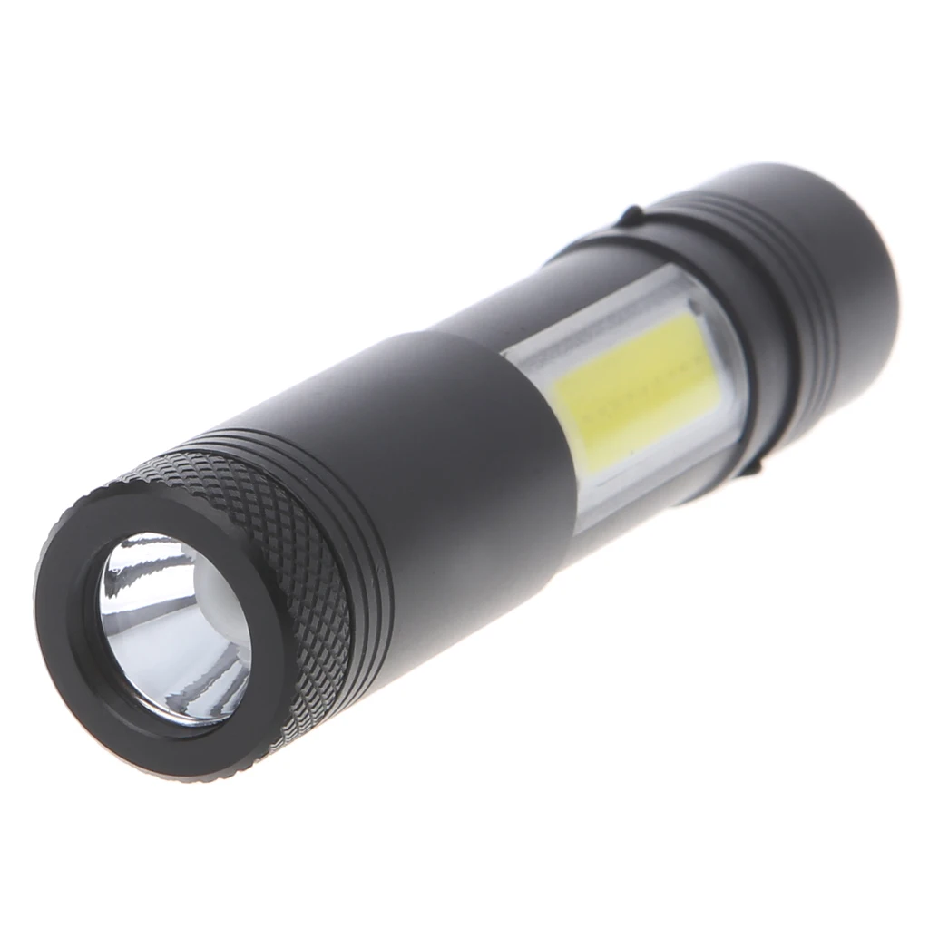 

HNGCHOIGE 12000 Lumen Mini Flashlight XPE+COB LED Torch Lamp Penlight AA/14500 4 Modes