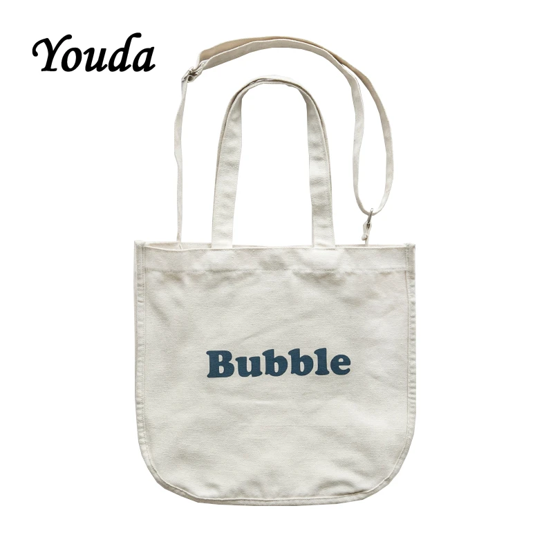 

Youda Personality Letter Printing Adjustable Shoulder Strap Green Bags Shopping Bag Female Shoulder Diagonal Package