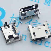 10 шт. разъем Micro USB 5pin гнездо Micro usb четыре ноги 5P вставки пластины сиденья мини usb разъем