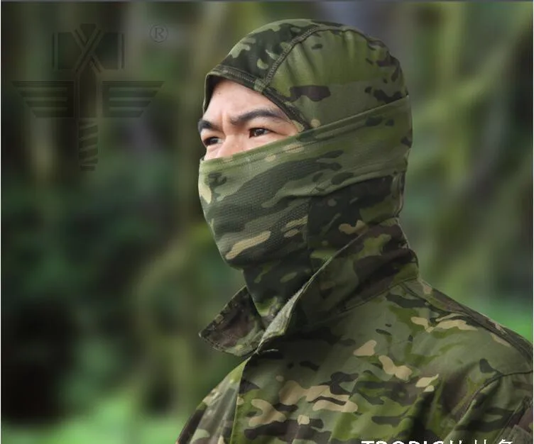 Military Tactical Hunting Camouflage Balaclava Face Mask Airsoft Paintball Gear Motorcycle Ski Cycling Protect Full Face Mask