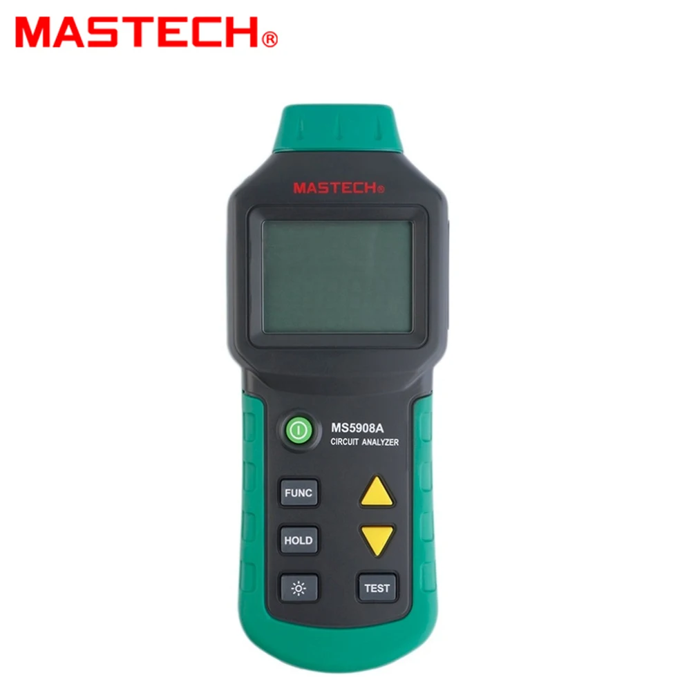 MASTECH MS5908A TRMS AC низковольтная распределительная линия тестер неисправностей RCD GFCI