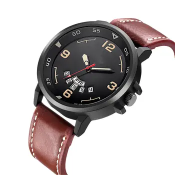 

Luxury Fashion Quartz Watch Army Military Leather Watch Sports Men Watch