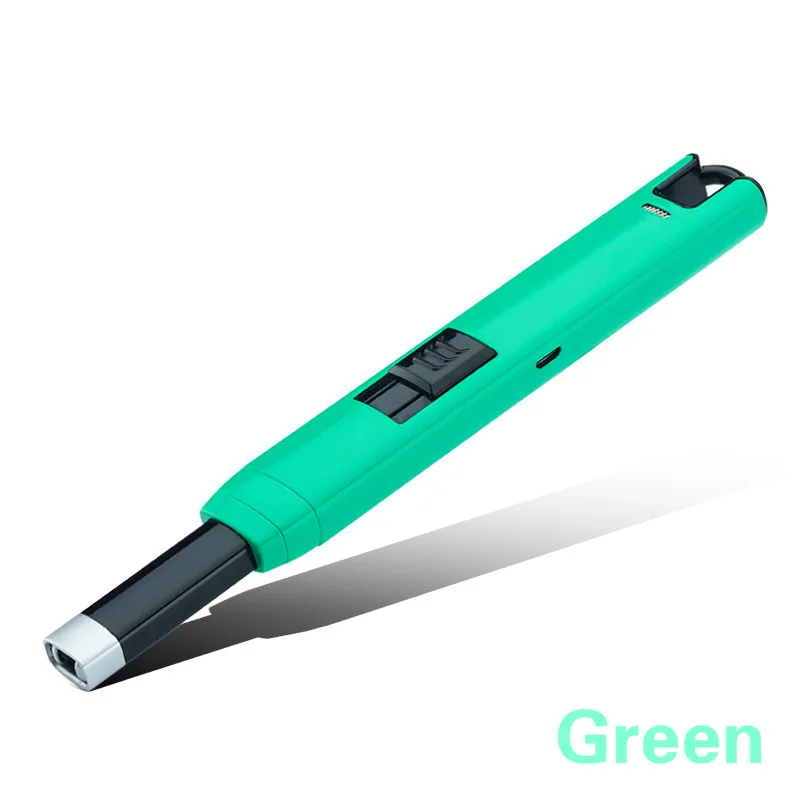 Интеллектуальная Электрическая длинная USB дуговая кухонная ветрозащитная Зажигалка для свечей и фейерверков для барбекю - Цвет: 4