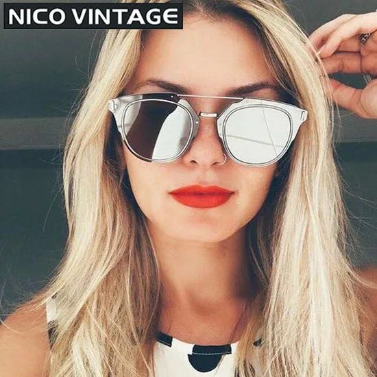 Buy Stylish Narrow Face Mirror ladies Sunglasses For