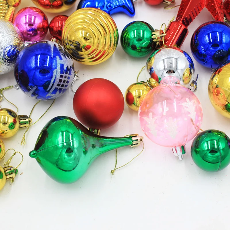 

1Pack Colorful Merry Christmas Balls/Tree Topstar Christmas Tree Decoration Home Pendant Drop Christmas Tree Ornaments Xmas