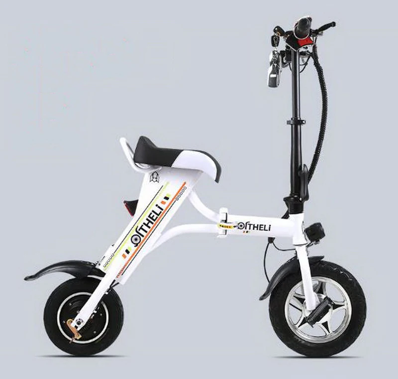 Excellent 261012/Folding electric bicycle / mini battery car / male on behalf of the drive lithium single double adult step scooter 15