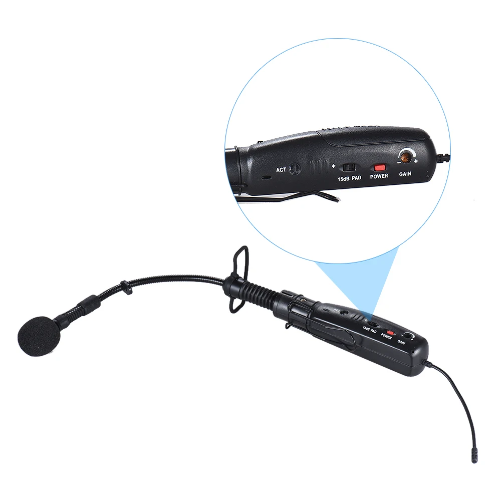 Портативный УВЧ инструмент Беспроводная микрофонная система с приемником и передатчиком 32 канала для скрипки