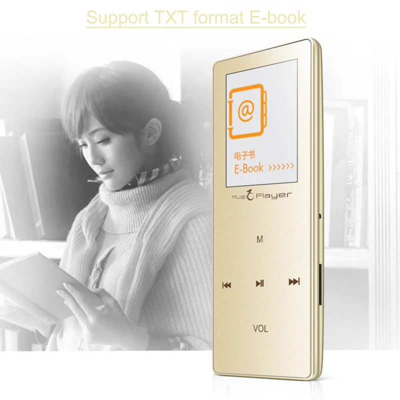 IQQ X01 Bluetooth Music Player 8GB Lossless MP4 Player Touch Screen FM Radio E-book Video Capacitive Touch 24 Languages  (4)