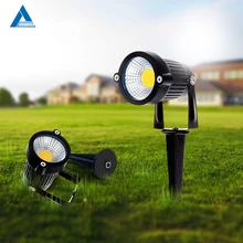 220 В, 110 В, уличный садовый светильник, светодиодный светильник для газона, 3 Вт, 5 Вт, 7 Вт, 9 Вт, COB, светодиодный светильник-шип, водонепроницаемый IP65, светильник для пруда, ландшафтный Точечный светильник, лампы