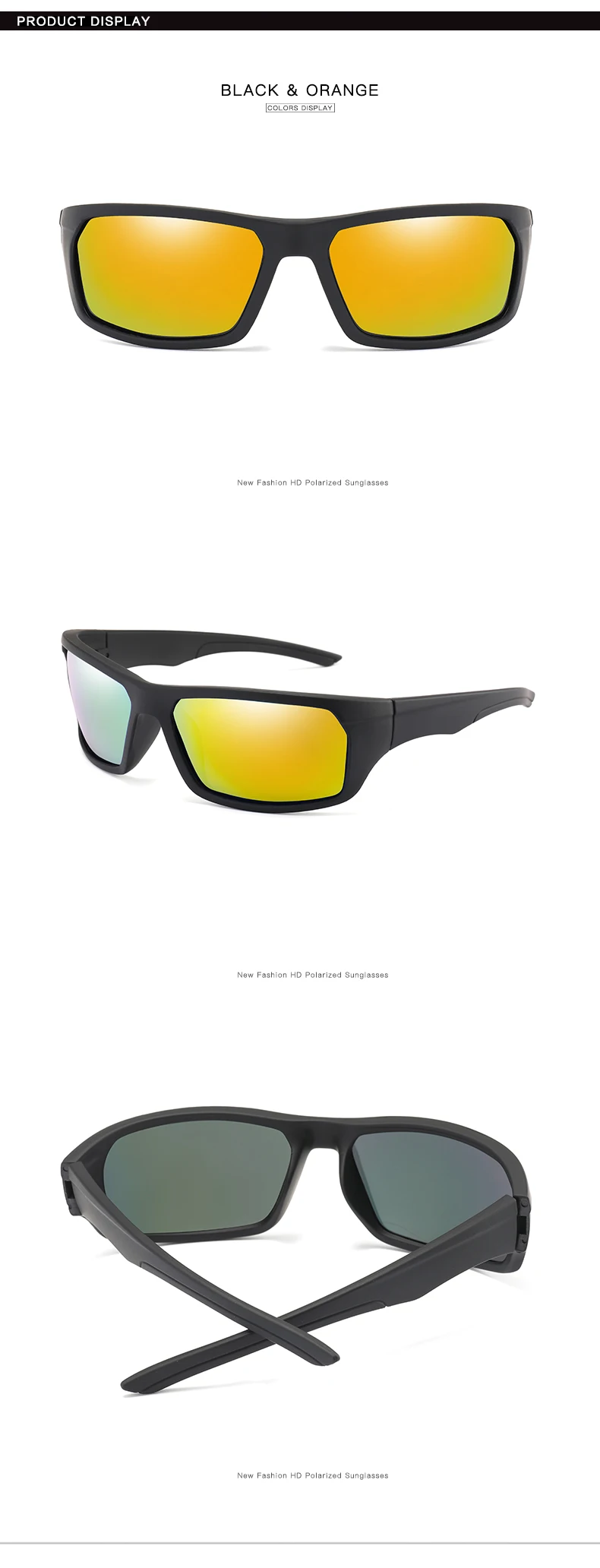 LongKeeper Polarisierte Sonnenbrille Männer 2020 Marke Design Schwarz Fahren Sport Sonnenbrille Klassische Spiegel_voghion.com