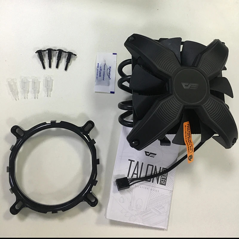 darkFlash Aigo CPU Cooler Radiator TDP 120W Heat Sink CPU Cooling for LGA1155 1156 1151 AM3 5