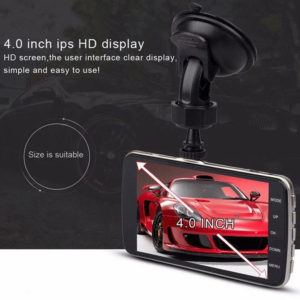 4 дюйма LCD FHD 1080 p 170 градусов Широкий формат приборной панели Камера Регистраторы для наружной съемки Para Авто Автомобильный видеорегистратор для bmw Диагностический e 90X5