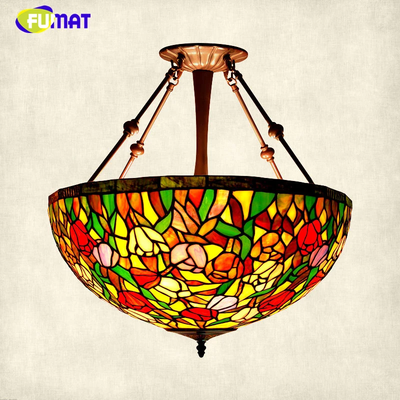 tulips flower shade chandelier 