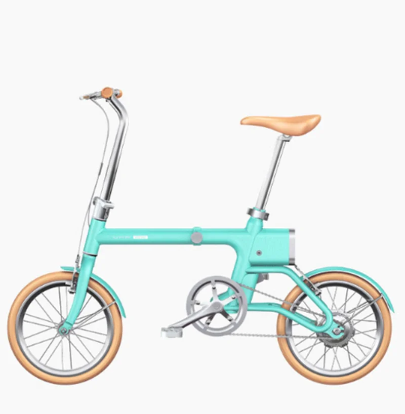 Cheap 16 Inch Mini Electric Scooter For Girls Two Wheels Electric Bicycle 36V 120W Portable Folding Electric Bike With APP 36