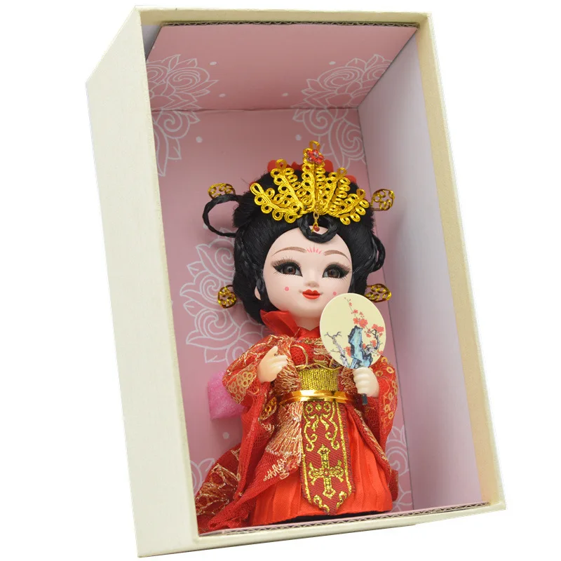 Шелковая кукла Пекинская опера кукла с китайскими характеристиками народное искусство и ремесла были представлены как изысканные подарки украшение дома - Цвет: xiqu yang gui fei