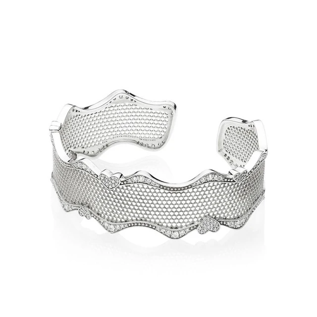

Kaliyah 100% 925 Sterling Silver New 597704cz Renders Of Bracelete Love Original Ladies Jewel Bracelets