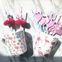 Одноразовые соломинки нетоксичные бумажные соломинки для наружной рождественской праздничной вечеринки мульти-дизайн одноразовые соломинки милый мультфильм