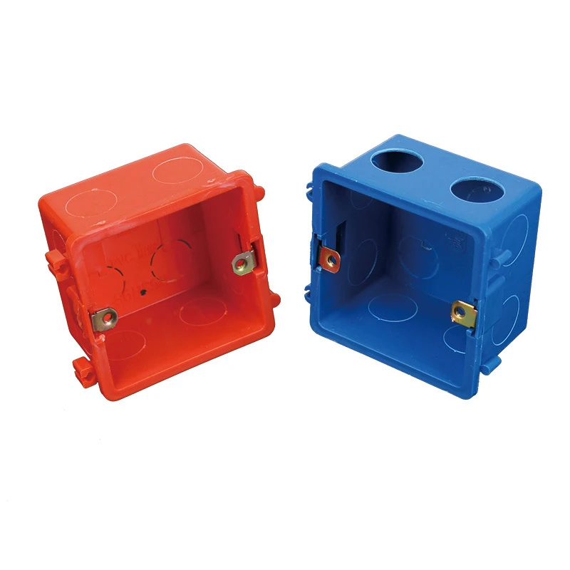 2pcs Plastic Junction Box For Household Pvc Power Switch