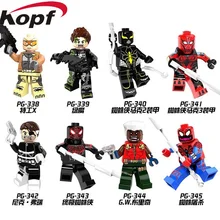 10 компл. PG8096 Супер Герои агент ноль Зеленый Гоблин конечная Марка 2 Ник Fury G. W. Мост строительные блоки лучший детский подарок игрушки