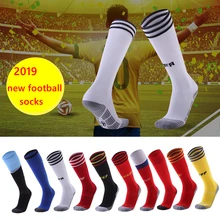 

2018-2019 new football socks For adults and children Over knee stockings Wear-resistant non-slip outdoor sports socks worldwide