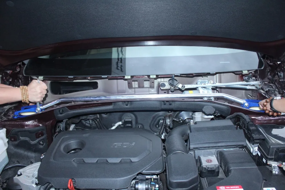 Для Киа Сорренто Бодибилдинг автомобильные аксессуары Алюминиевый-магниевый сплав автостайлинг подвеска система стойки бар