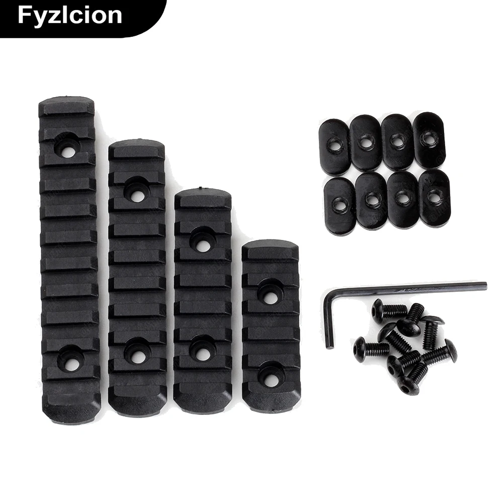 AR15 Rifle Gun Accessories Polymer Picatinny Rail Section Kit For