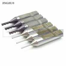 2,0 мм Концевая фреза с 4 флейты и 1,0 мм копировальный щуп для X6/V8 автоматический копировально-фрезерный станок для обработки замочных ключей(6 шт