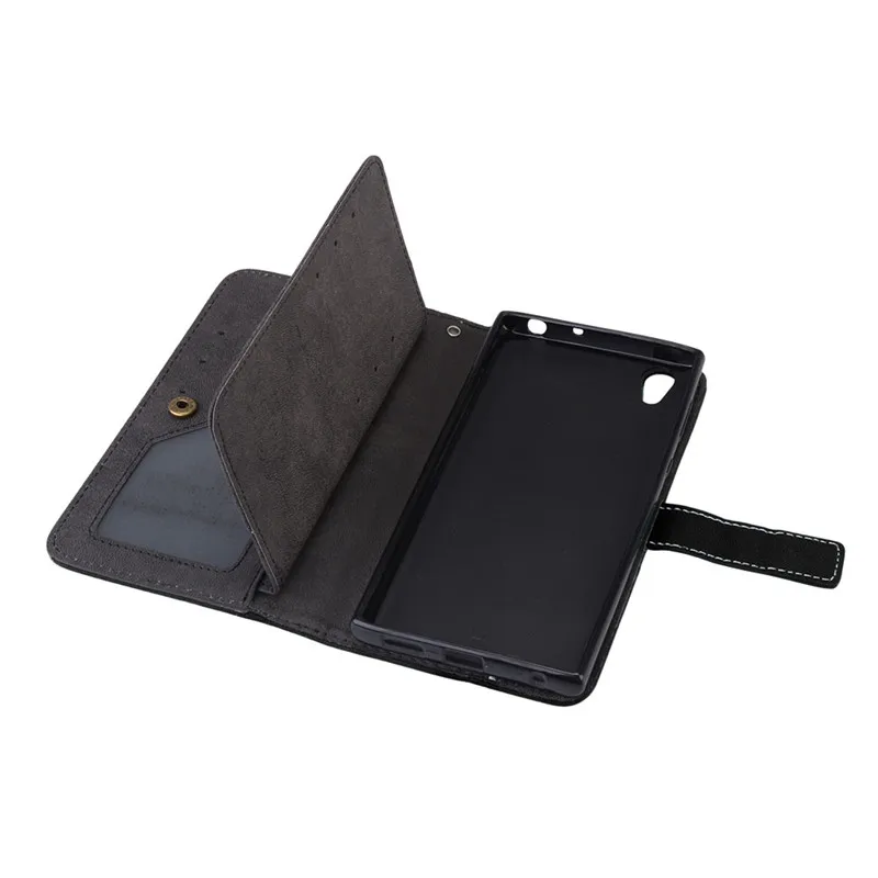 Luxury Leather Flip Case For Sony Xperia L1 Case Wallet Cover For Sony L1 G3311 G3312 Dual Sim Business Cases5