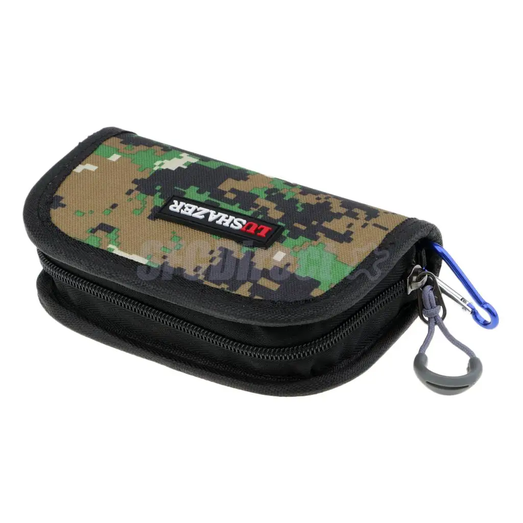 Fishing Spoon Lures Tackle Bag Case Hook Spinners Box Waterproof attach to Vest Backpack