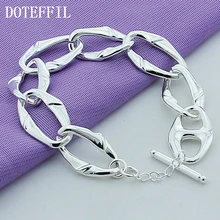 Браслет Шарм Роскошная нежная женщина 925 серебряный цвет браслет Высокое качество ювелирные изделия