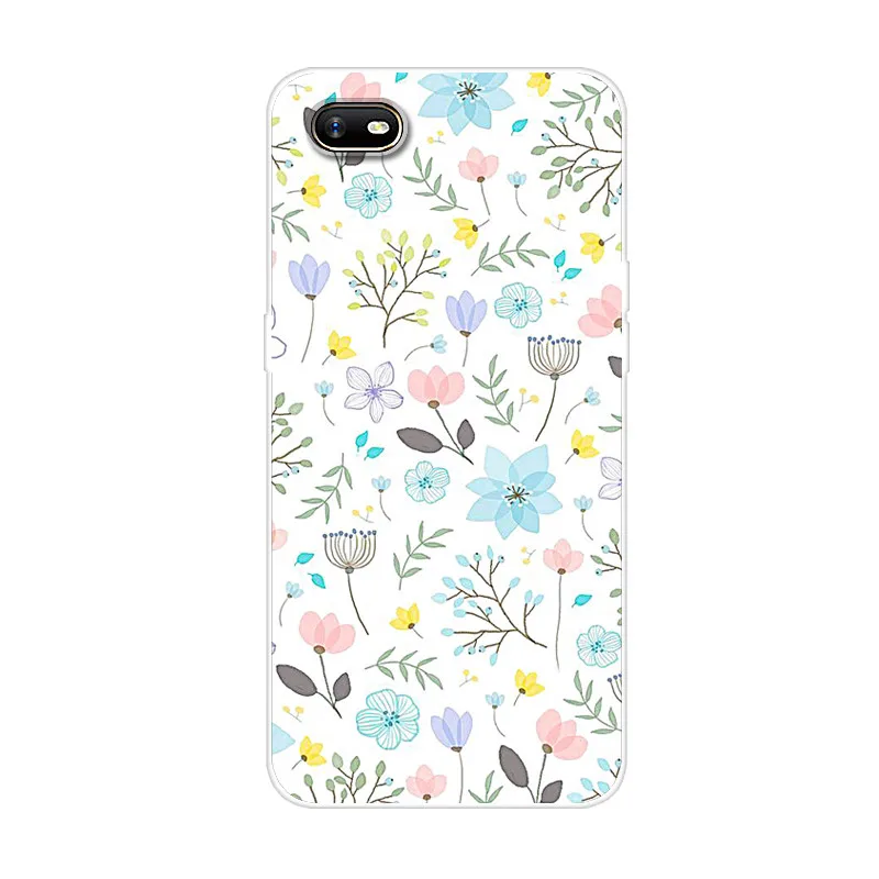 Чехол OPPO A1K силиконовая задняя защитная крышка мультяшный Мягкий ТПУ чехол для