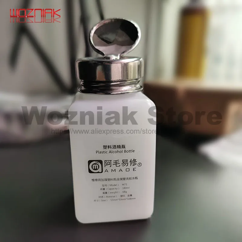 Thickened Glass Plastic Alcohol Bottle Press Suction Pump Anti-Corrosion Seal 