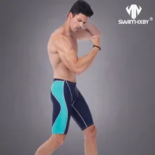 HXBY, мужские Гидрошорты для плавания, спортивный тренировочный костюм для плавания, Быстросохнущий купальный костюм, плавки для плавания, костюм для плавания для мужчин, для мальчиков, водонепроницаемые, 5XL