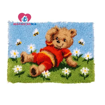 

latch hook rug kits cartoon needle for carpet embroidery latch hook kits Foamiran for crafts carpet embroidery kit point rug