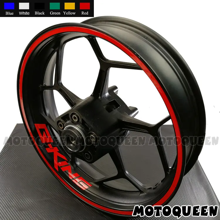 16 Pcs 8 X Custom Iner Rims Decals Motorcycle Wheels Reflective