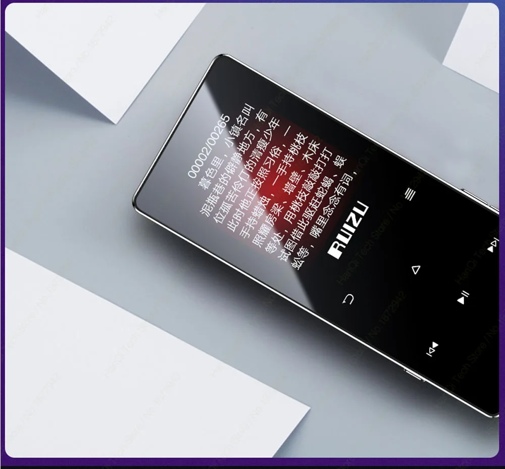 Bluetooth mp3 player ruizu d28 leitor de