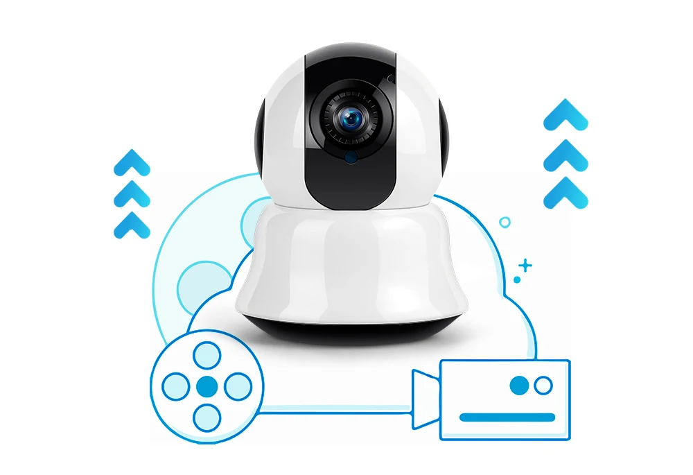FREDI, 1080 P, автоматическая ip-камера для домашней безопасности, WiFi камера, ИК камера ночного видения, Беспроводная сетевая камера видеонаблюдения