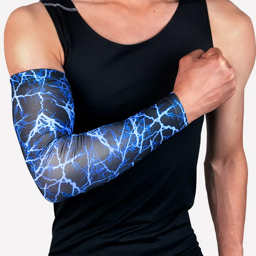 

1PC Arm Sleeves Breathable Anti-slip Cuffs UV Protection Compression Sun Sleeves Sunscreen arm sleeves Sunscreen maquiagem NEW